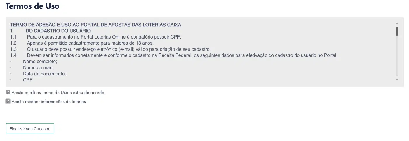 sorte online loteria